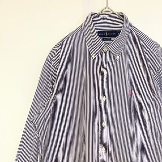 ラルフローレン(Ralph Lauren)のRalph Lauren　ラルフローレン　ストライプシャツ　美品　メンズ　M(シャツ)