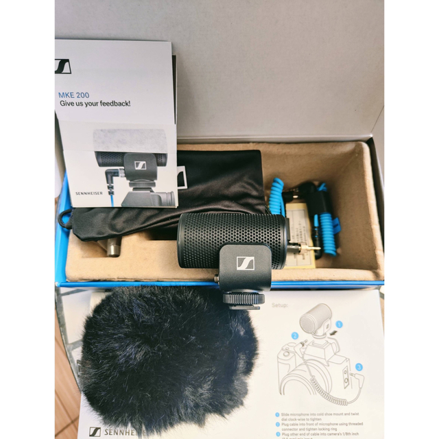 【美品】SENNHEISER MKE 200　ショットガンマイク ゼンハイザー