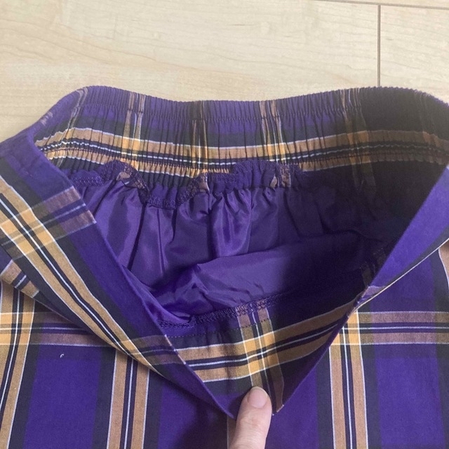 GU(ジーユー)のGU   チェックフレアスカート レディースのスカート(ロングスカート)の商品写真