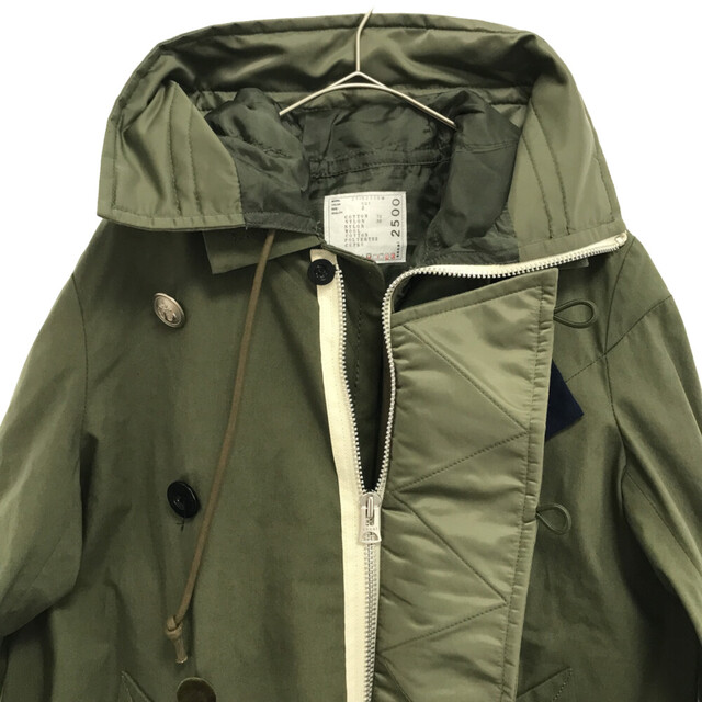 Sacai サカイ 21SS OXFORD COAT オックスフォード コート カーキ