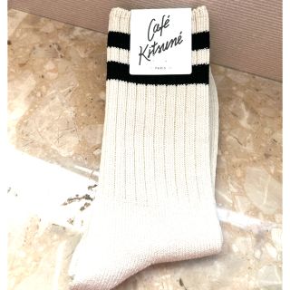 メゾンキツネ(MAISON KITSUNE')のカフェキツネ　タビオ　靴下　新品未使用(ソックス)