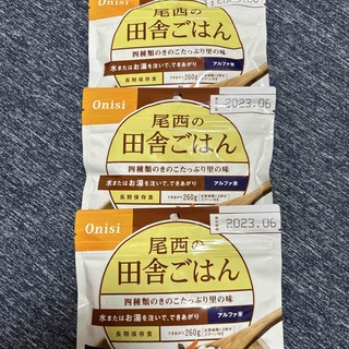 オニシショクヒン(Onisi Foods)のonisi 田舎ごはん　3食(インスタント食品)