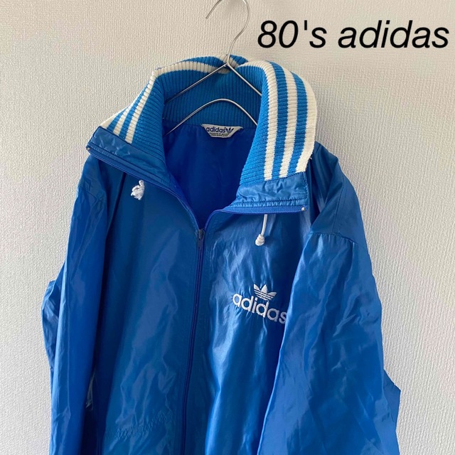 adidas - レア80'sadidasアディダス襟付きジャンパーナイロン