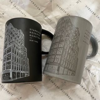 スターバックスコーヒー(Starbucks Coffee)の新品★スターバックスリザーブロースタリー ニューヨーク限定マグ 2個セット(グラス/カップ)