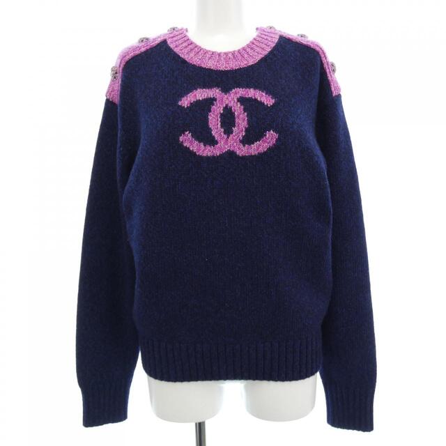 CHANEL ( シャネル ) ♡ 新品仕上げ済み ホログラム ロゴ ニット