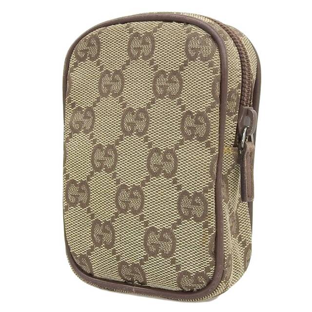 Gucci - 【本物保証】 箱付 グッチ GUCCI GGキャンバス 小物入れ