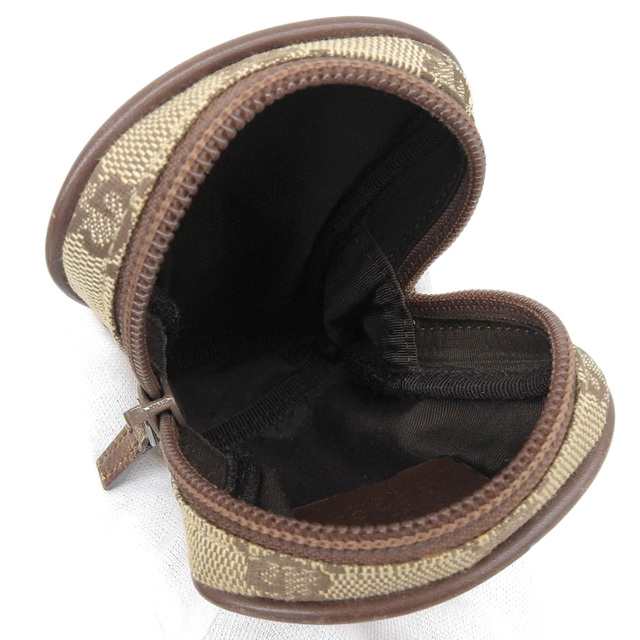 【本物保証】 箱付 グッチ GUCCI GGキャンバス 小物入れ タバコ入れ ポーチ シガレットケース ベージュ 74245 200047