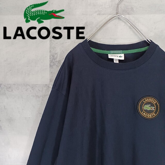 ✨希少✨ LACOSTE ラコステ メンズトップス ネイビー XL相当