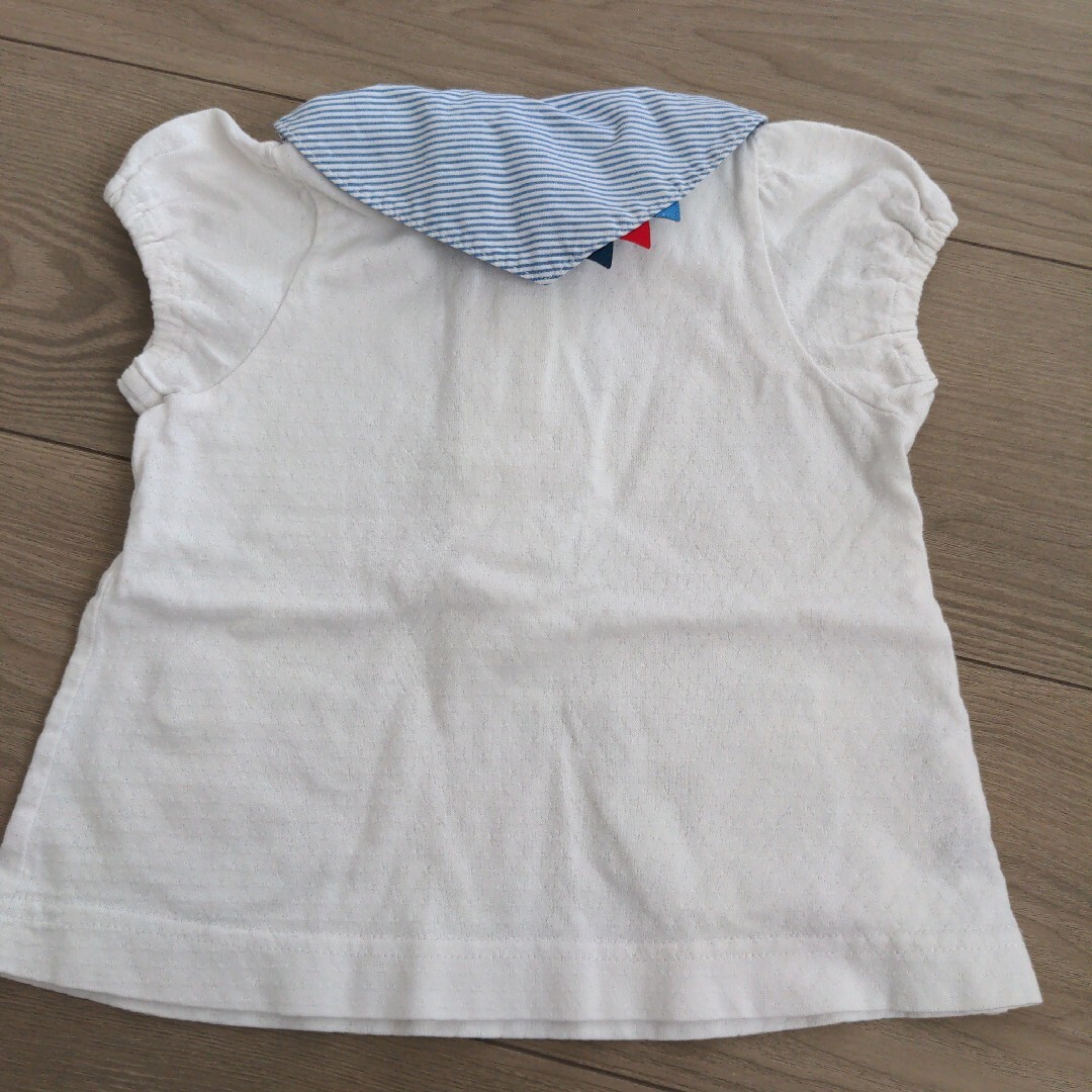 familiar(ファミリア)のfamiliar　Tシャツ　80 マリン　ホワイト キッズ/ベビー/マタニティのベビー服(~85cm)(Ｔシャツ)の商品写真