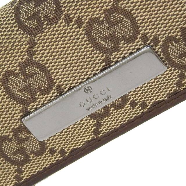 Gucci - 【本物保証】 箱付 グッチ GUCCI GGキャンバス キーケース6本
