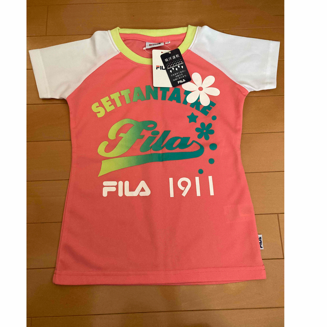 FILA(フィラ)のタグ付き　FILA キッズ　スポーツTシャツ　130 キッズ/ベビー/マタニティのキッズ服男の子用(90cm~)(Tシャツ/カットソー)の商品写真