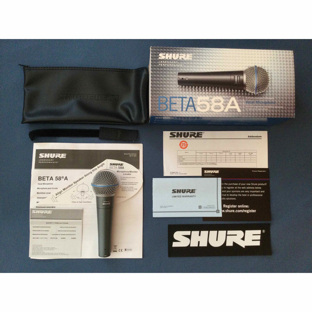 SHURE BETA58 ダイナミックマイク