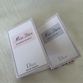 ディオール(Dior)のDIOR 香水 ミスディオールブルーミングブーケ オードトワレ サンプル2点(サンプル/トライアルキット)