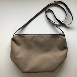 エルベシャプリエ(Herve Chapelier)のエルベシャプリエ　グリーンレーベル別注　ビッグポシェット　ベージュ(ショルダーバッグ)