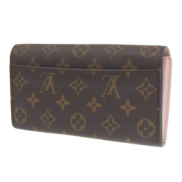 LOUIS VUITTON(ルイヴィトン)の【本物保証】 ルイヴィトン LOUIS VUITTON モノグラム ポルトフォイユ サラ ピンク ホック付長財布 ローズバレリーヌ M62235 レディースのファッション小物(財布)の商品写真