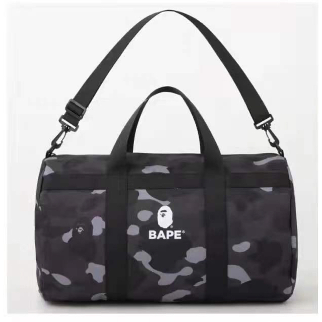 A BATHING APE(アベイシングエイプ)のBAPE◆A BATHING APE／◆ブラックダッフルバッグ◆付録品ノベルティ メンズのバッグ(ドラムバッグ)の商品写真