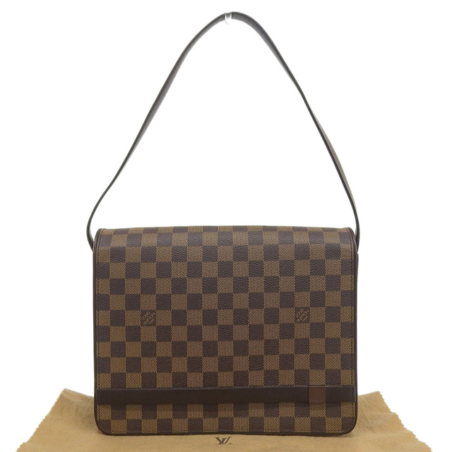 【本物保証】 布袋付 超美品 ルイヴィトン LOUIS VUITTON ダミエ トライベッカ カレ ワンショルダーバッグ N51161約7cmショルダー