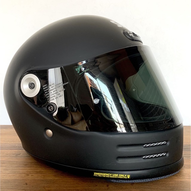 SHOEI(ショウエイ)のSHOEIグラムスター マットグレー Sサイズ B+COM SB6X セット 自動車/バイクのバイク(ヘルメット/シールド)の商品写真