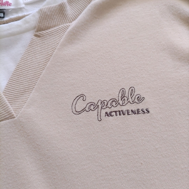 PINK-latte(ピンクラテ)の140 PINK-latte　レイヤードトップス キッズ/ベビー/マタニティのキッズ服女の子用(90cm~)(Tシャツ/カットソー)の商品写真