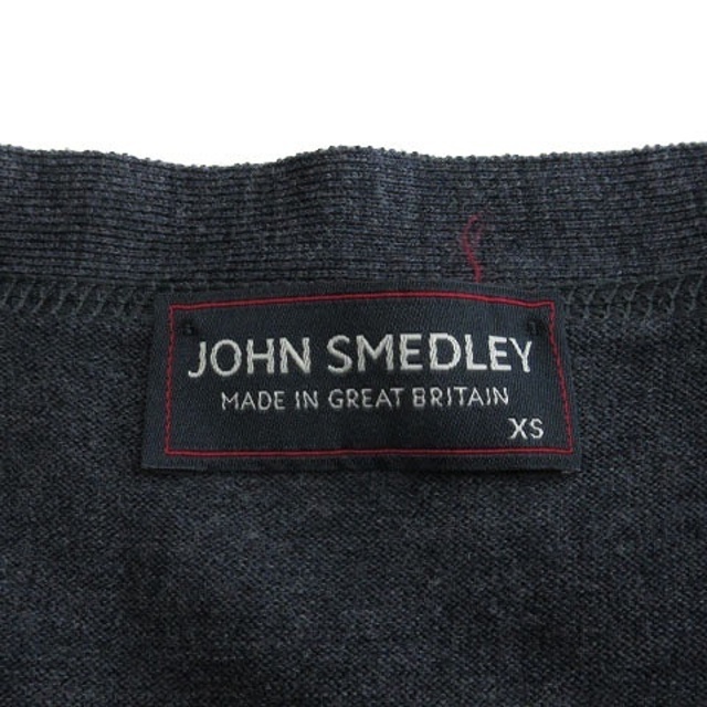 JOHN SMEDLEY(ジョンスメドレー)のジョンスメドレー ベスト ニット Vネック ウール グレー XS ■SM0 メンズのトップス(ベスト)の商品写真