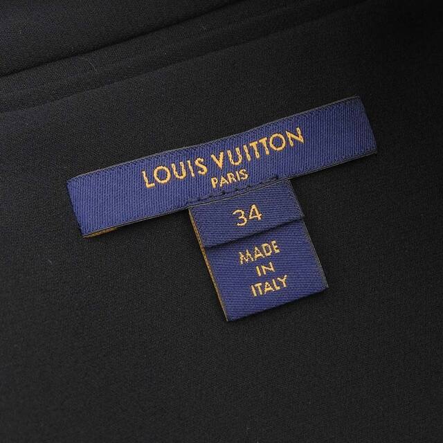 美品　LOUIS VUITTON 　ルイ・ヴィトン　シャツ　チャーム　リボン　黒