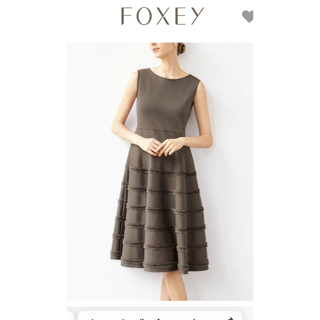 FOXEY ニットワンピース レディースのワンピース(ひざ丈ワンピース)の商品写真