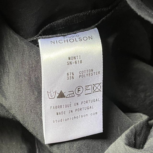 STUDIO NICHOLSON ボリュームプリーツパンツ コットン MONTI - 通販