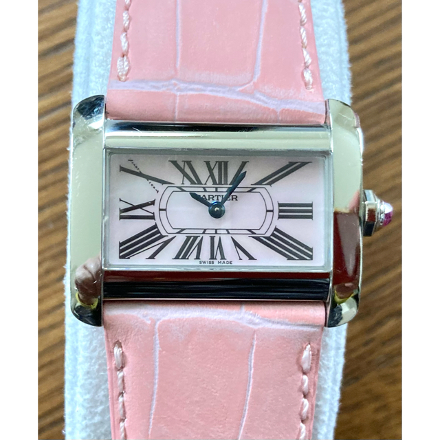 カルティエ Cartier ミニタンクディヴァン W6301455 極美品 - 腕時計