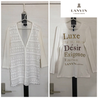 ランバンコレクション(LANVIN COLLECTION)のマリコ様専用♡ * * * 〈難あり〉ランバン ⸜♡⸝‍ 長袖Tシャツ(Tシャツ(長袖/七分))