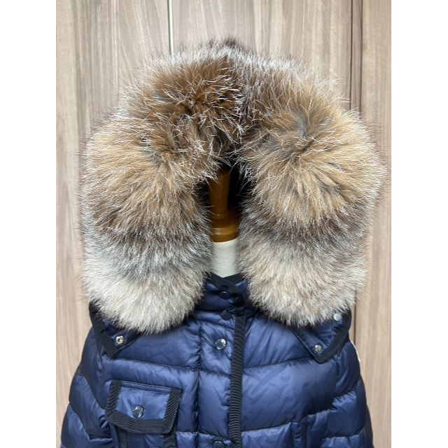☆新品・正規品☆MONCLER HERMIFUR フォックスファー 4 紺 XL
