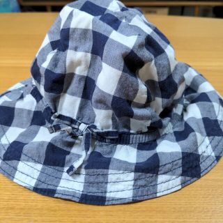 ベビーギャップ(babyGAP)のGAP チェック　ハット　48cm　12-18m(帽子)