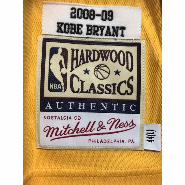 MITCHELL & NESS(ミッチェルアンドネス)のNBAロサンゼルスレイカーズ K・ブライアント オーセンティックユニフォーム L スポーツ/アウトドアのスポーツ/アウトドア その他(バスケットボール)の商品写真