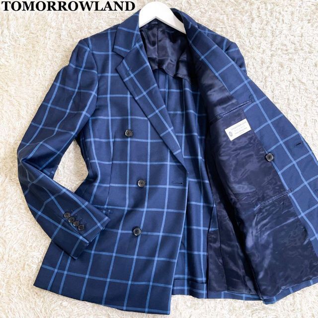 美品　TOMORROWLAND  PILGRIM テーラード　ダブル　チェック