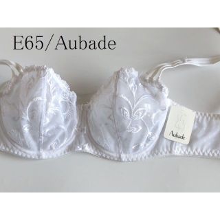 E65☆Aubade オーバドゥ  コンフォートハーフカップブラ　白(ブラ)