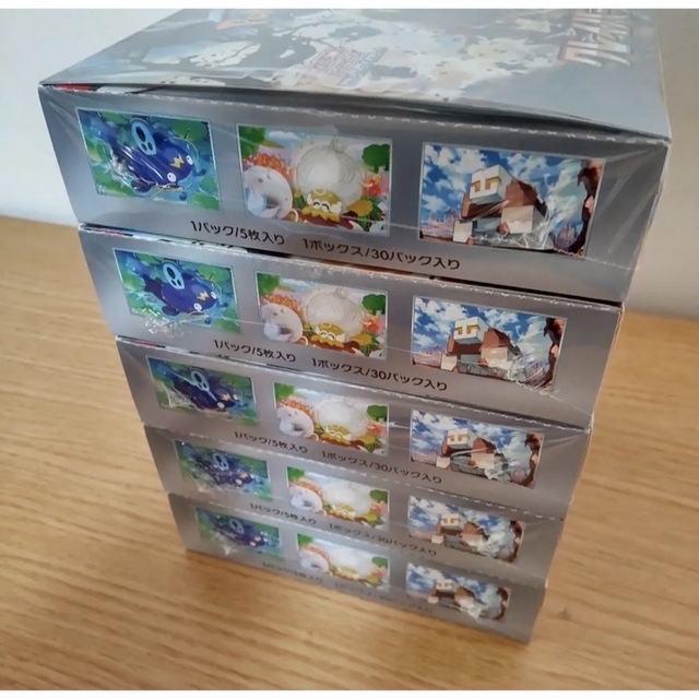 ポケモンカード クレイバースト 5BOX シュリンク付き 新品未開封 - Box