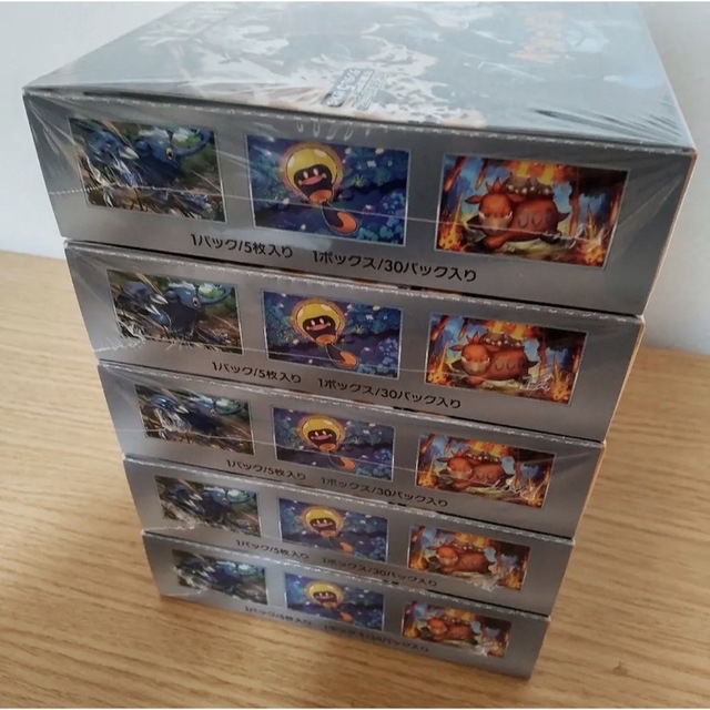 ポケモンカード クレイバースト 5BOX シュリンク付き 新品未開封 - Box