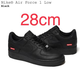 シュプリーム(Supreme)のSupreme × Nike Air Force 1 Low "Black"(スニーカー)