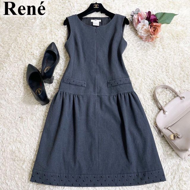 Rene♡ティアードワンピース♡フロントジップ