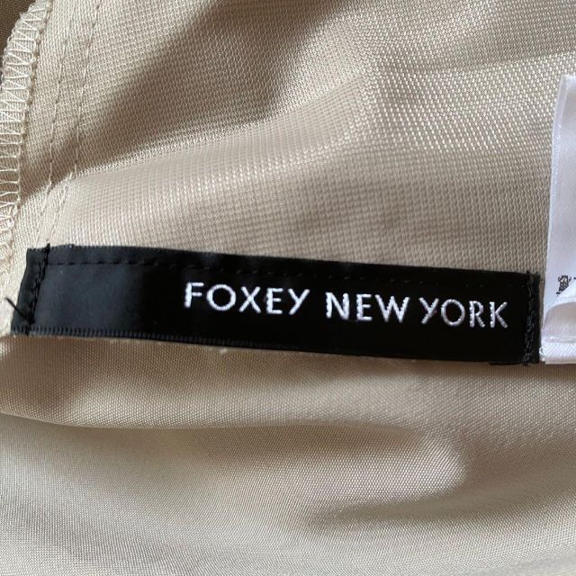 美品　foxey new york ワンピース　バイカラー　フォクシー