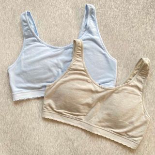 ユニクロ(UNIQLO)のユニクロ　GIRLS ファーストブラ新品2枚＊150(下着)