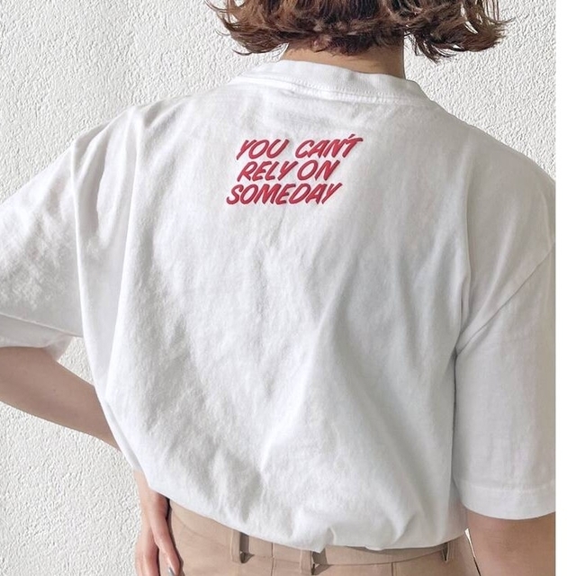 Spick & Span(スピックアンドスパン)のLetter Boy x Spick Tシャツ レディースのトップス(Tシャツ(半袖/袖なし))の商品写真