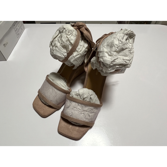 新品　未使用　タグ付き　ピンクサンダル レディースの靴/シューズ(サンダル)の商品写真