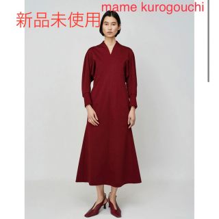 新品・未使用】Mame Kurogouchi ちりめん ワンピース 22ss 愛用 nods