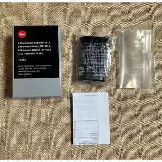 ライカ(LEICA)の新品未使用品 ライカ リチュウムイオンバッテリー BP-SCL4 SL、Q2用(その他)