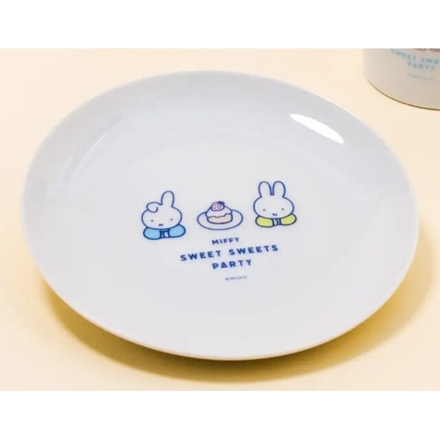 【Miffy】ミッフィー　非売品　皿プレート19.5ｃｍ　あさひ銀行　６枚set