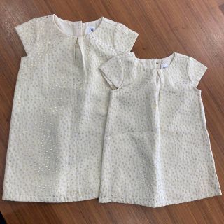 ベビーギャップ(babyGAP)の美品　フォーマルワンピースセット 100cm 80cm(ワンピース)