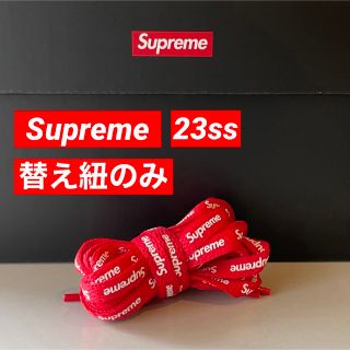 シュプリーム(Supreme)のsupreme × Nike AirForce1 純正 シューレース レッド(スニーカー)