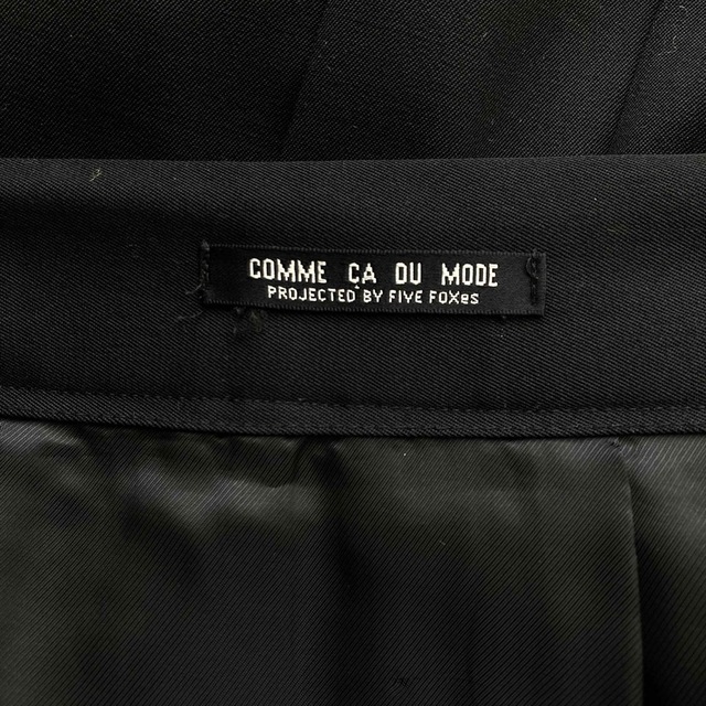 COMME CA DU MODE(コムサデモード)のコムサデモード　プリーツスカート　S 黒 レディースのスカート(ひざ丈スカート)の商品写真