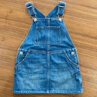 ベビーギャップ(babyGAP)の美品　デニム　サロペットスカート(スカート)