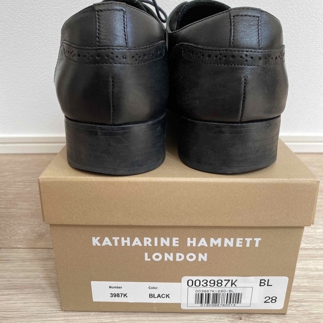 KATHARINE HAMNETT(キャサリンハムネット)の箱付き！KATHARINE HAMNETT LONDON ドレスシューズ メンズの靴/シューズ(ドレス/ビジネス)の商品写真